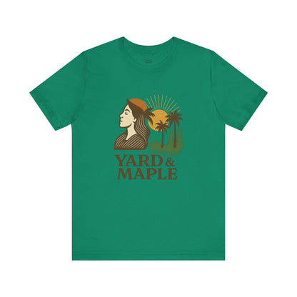Yard & Maple Graphic Tee, Nature Inspired Unisex Shirt, Outdoor Lover Gift, Summer Vibes, Casual Wear, Vacation Essentials