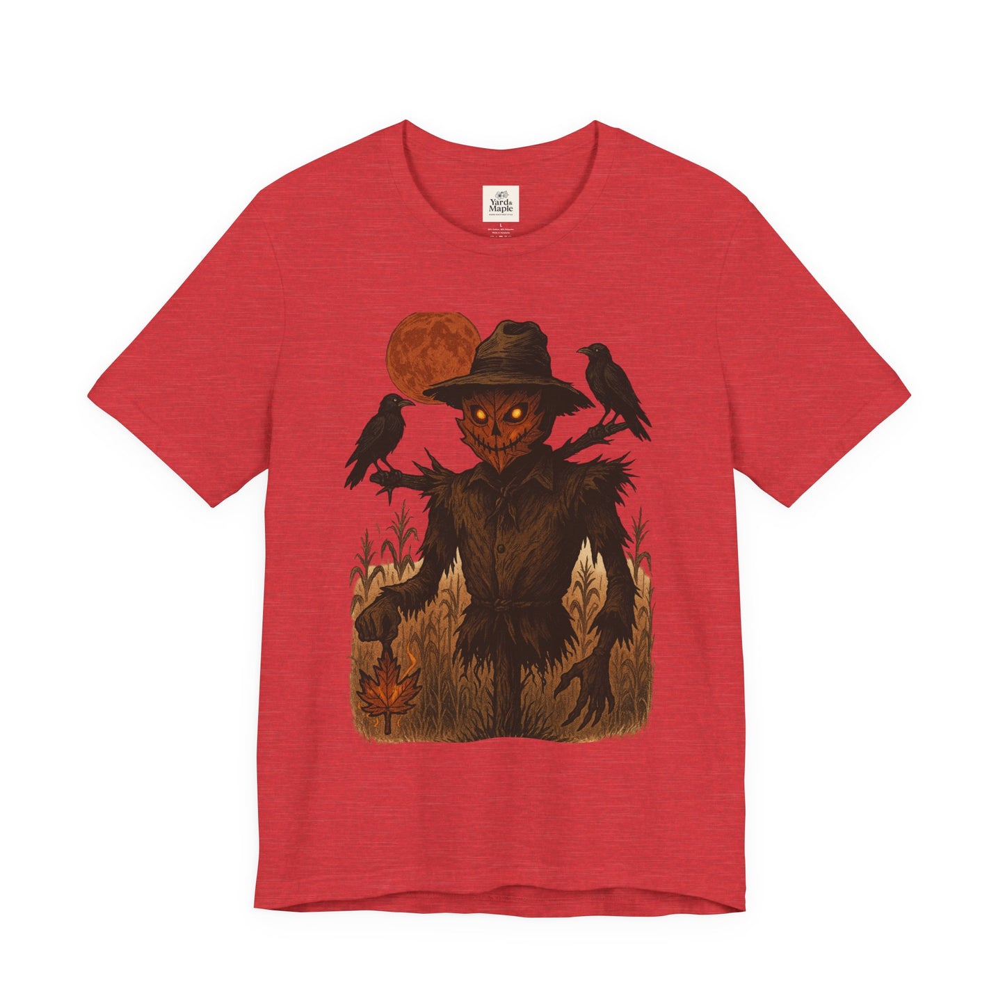 Spooky Scarecrow Graphic Tee | Unisex Halloween Shirt, Fall Fashion, Halloween Costume Tee, Scary Tee, Gift for Horror Lovers