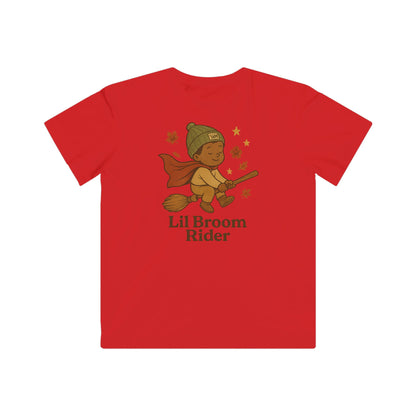 Kids Halloween T-Shirt, Lil Broom Rider Tee, Cute Fall Shirt, Kids Costume Tee, Wizard Outfit, Fun Halloween Apparel