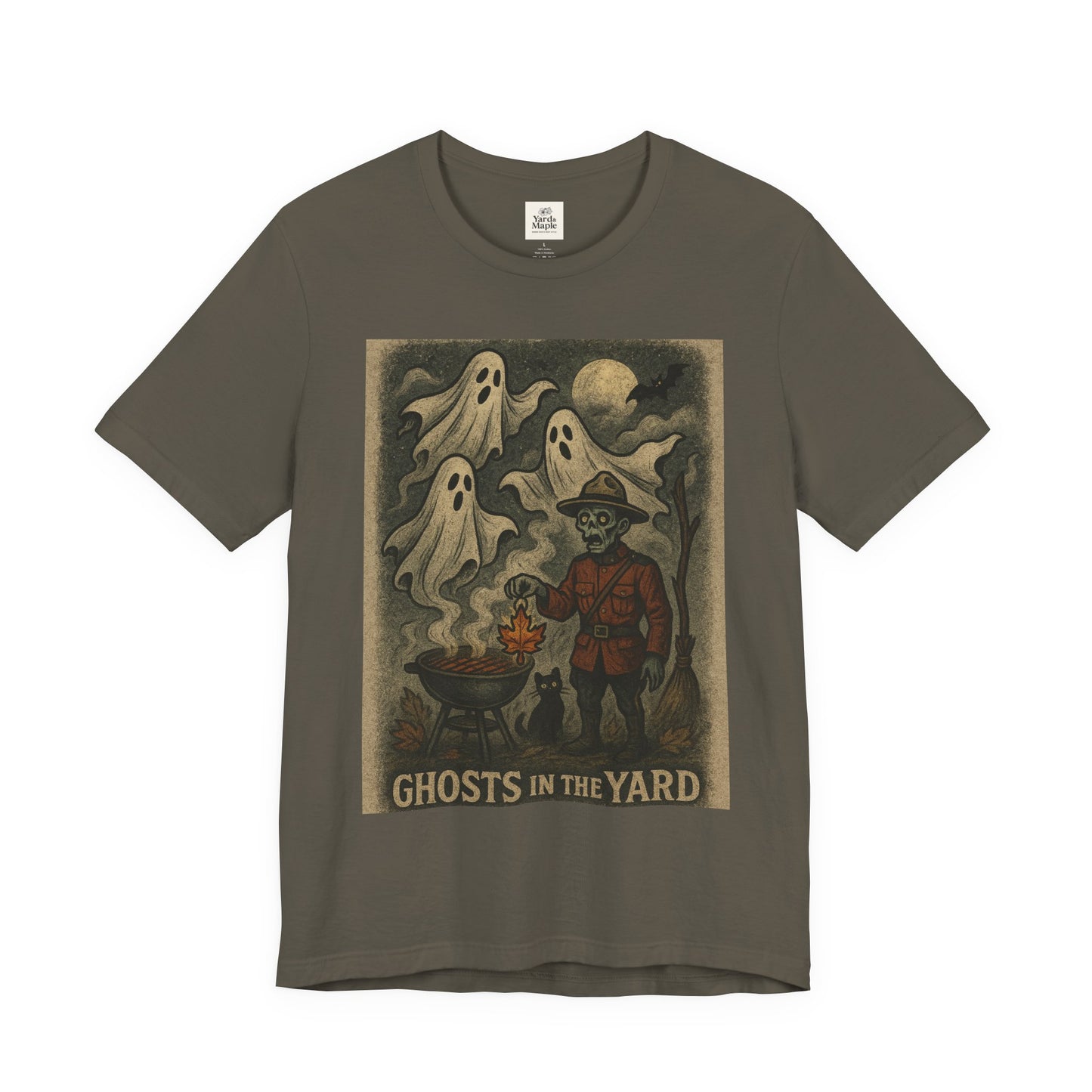 Ghosts in the Yard Tee, Unisex Short Sleeve Tee, Spooky Halloween Shirt, Ghost Graphic T-Shirt, Fun Casual Wear, Unique Gift Idea, [...]