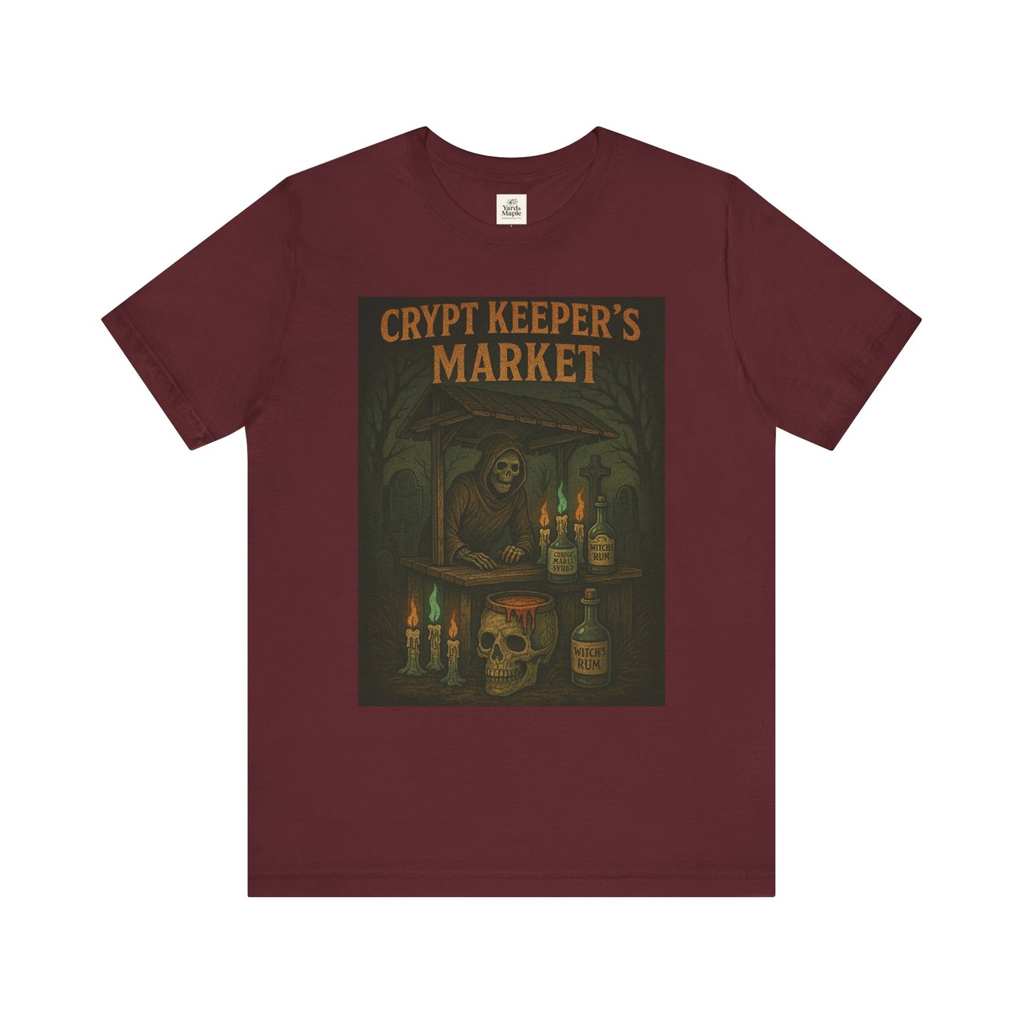 Crypt Keeper's Market Tee, Unisex Halloween Shirt, Spooky Graphic T-Shirt, Perfect for Horror Fans, Alternative Summer Clothing, [...]