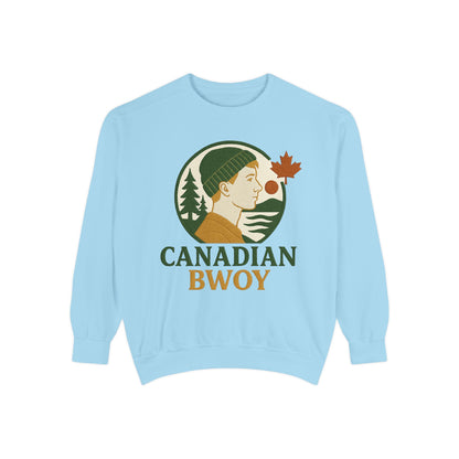Canadian Bwoy Sweatshirt, Unisex Cozy Apparel, Gift for Canada Day, Casual Streetwear, Nature Lover Sweatshirt, Fall Fashion