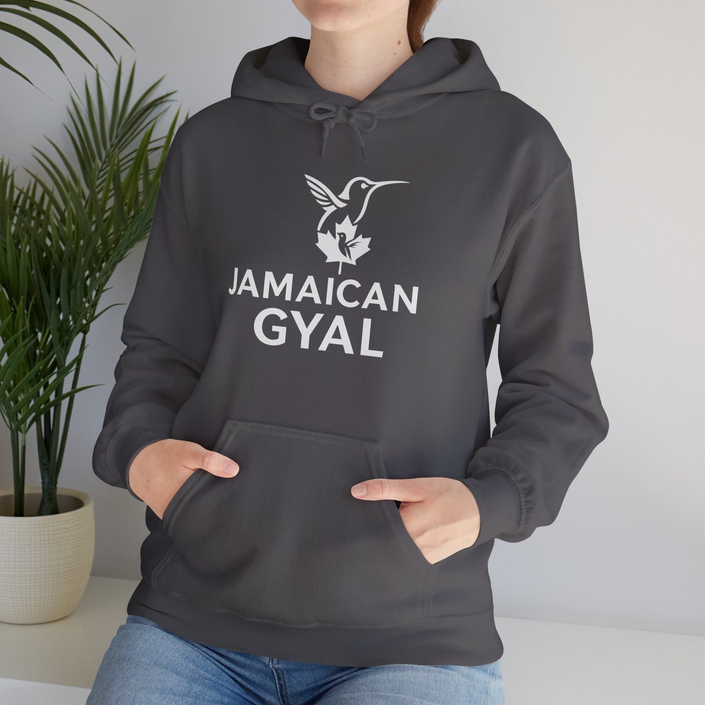 Jamaican Gyal Hoodie — Hummingbird Graphic Jamaican Pride Sweatshirt