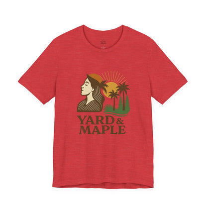 Yard & Maple Graphic Tee, Nature Inspired Unisex Shirt, Outdoor Lover Gift, Summer Vibes, Casual Wear, Vacation Essentials
