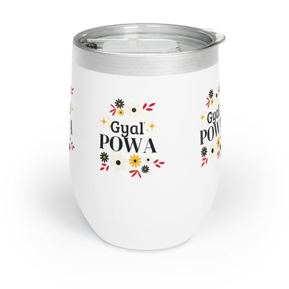 Wine Tumbler - Walk Bold, Shine Bright, Own Your Worth - Hey Beautiful Gift Cup