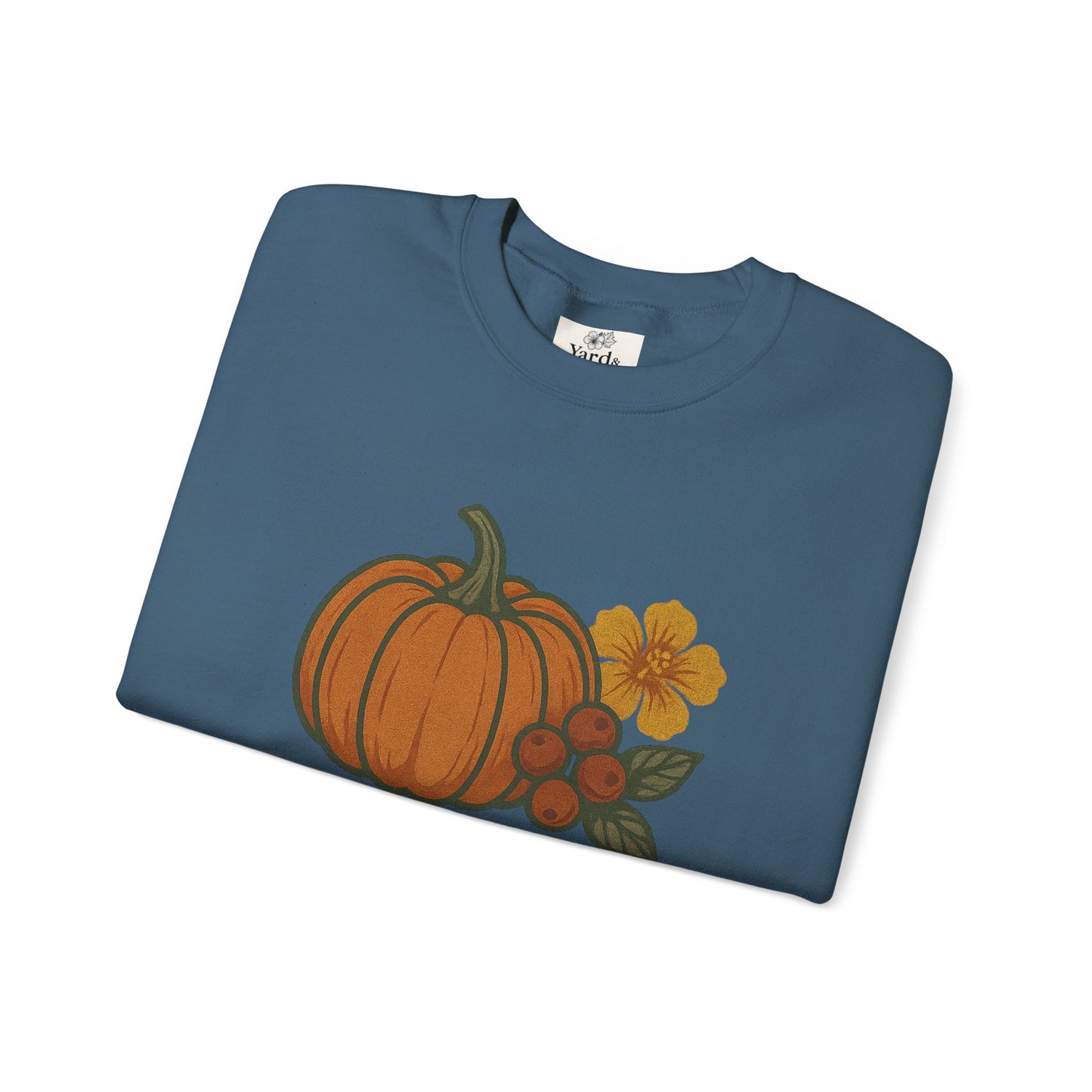 Pumpkin & Pimento Crewneck Sweatshirt, Cozy Fall Sweatshirt, Unisex Autumn Apparel, Thanksgiving Gift, Seasonal Fashion