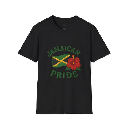 Jamaican Pride T-Shirt, Unisex Softstyle Tee, Tropical Vacation Shirt, Caribbean Pride Apparel, Festival and Celebration Wear