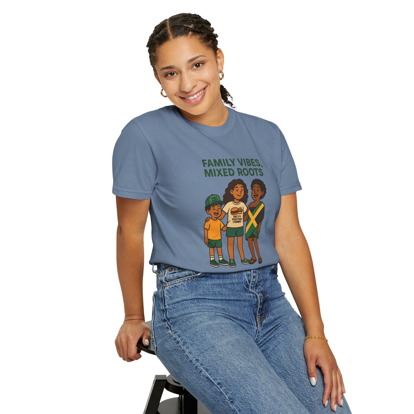 Family Vibes T-Shirt, Unisex Clothing, Mixed Roots Shirt, Family Reunion Outfit, Cultural Celebration Apparel, Summer Casual Wear