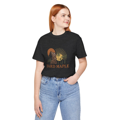 Yard Maple Graphic Tee, Casual Summer Shirt, Nature Lover Gift, Eco-Friendly Apparel, Beach Vibes Tee, Unique Unisex Apparel