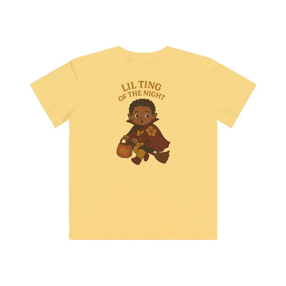 Kids Halloween Tee, Lil Ting of the Night Shirt, Spooky Costume, Autumn Apparel, Trick or Treat Shirt, Fun Kids Clothing