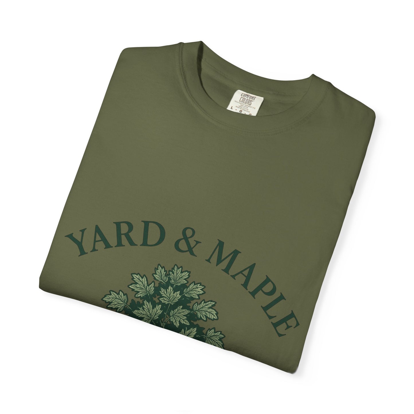 Yard & Maple Garment-Dyed T-Shirt for Nature Lovers, Comfortable Unisex Tee, Perfect for Casual Outings, Gifts for Tree Enthusiasts, [...]