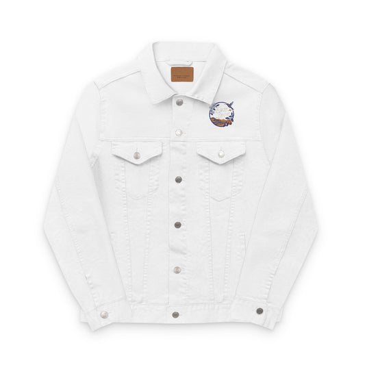 Embroidered Unisex Denim Jacket - Casual Cool, Year-Round Style, Perfect for Festivals, Gifts, and Everyday Wear