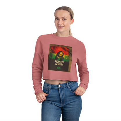 Chic Women's Cropped Sweatshirt, Trendy Fall Fashion, Cozy Layering Top, Perfect for Casual Outings, Gift for Her