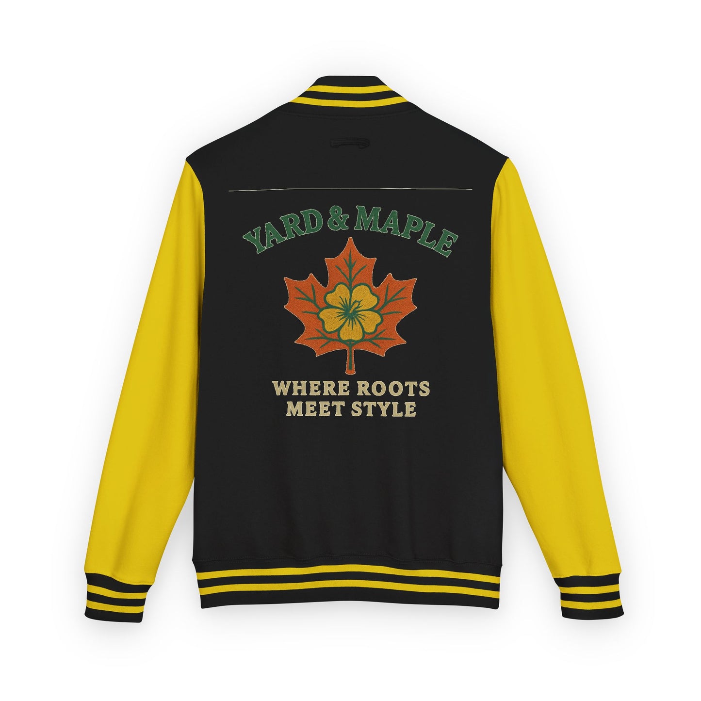 Unisex Heavyweight Letterman Jacket with Oak Leaf Design, Stylish Sports Jacket, Gift for College Students, Casual Attire, Fall [...]