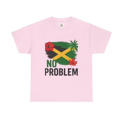 Jamaican Vibes Tee, Unisex Heavy Cotton T-Shirt with Tropical Design, Perfect for Summer and Festivals, Casual Wear, Gift Idea