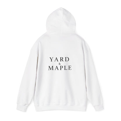 Maple & Hibiscus Hoodie — Yard & Maple Logo Cozy Pullover
