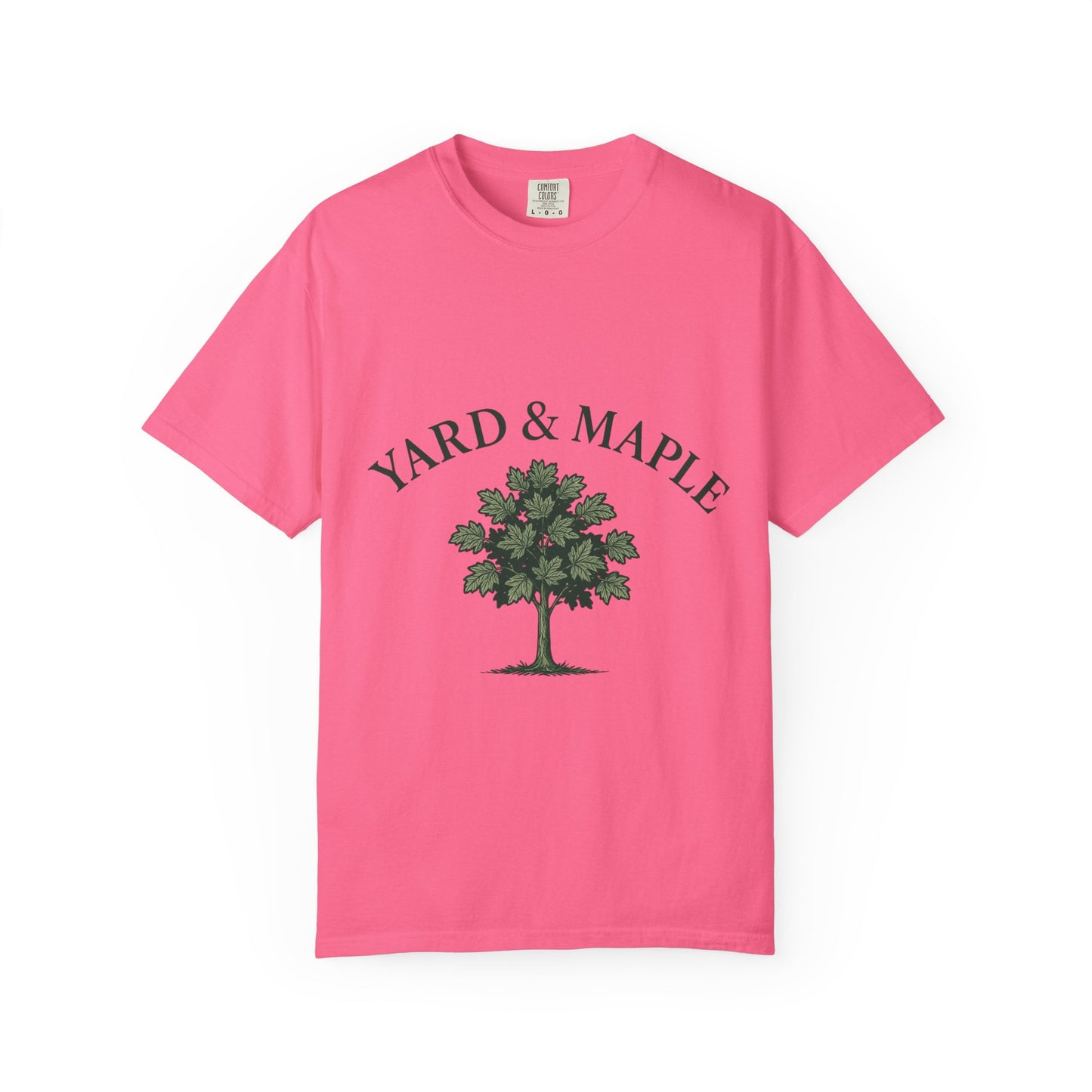Yard & Maple Garment-Dyed T-Shirt for Nature Lovers, Comfortable Unisex Tee, Perfect for Casual Outings, Gifts for Tree Enthusiasts, [...]