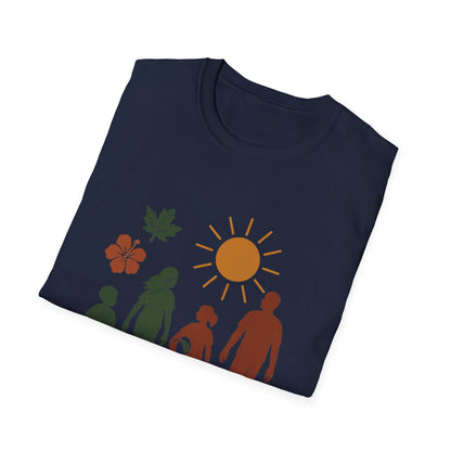 Family Beach Day Unisex T-Shirt, Summer Tee, Vacation Shirt, Outdoor Fun Top, Gift for Dad, Mom, Kids