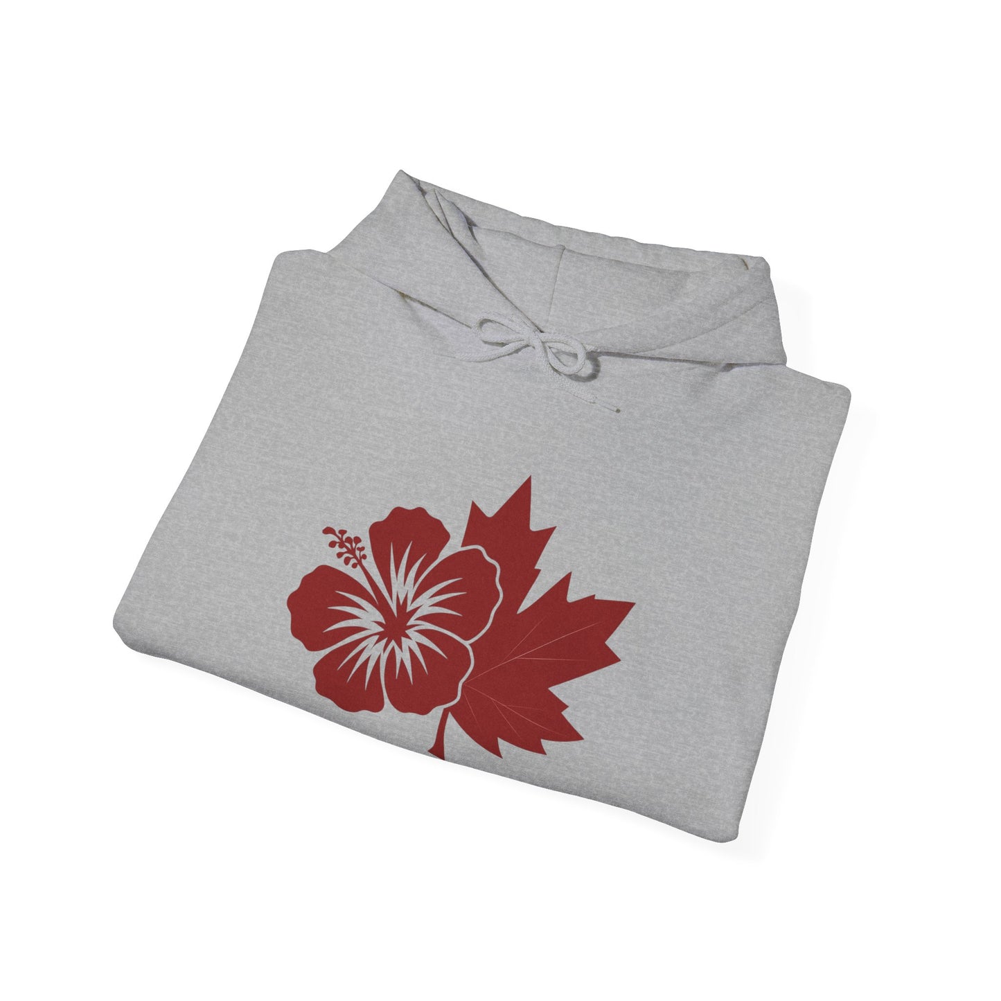 Maple & Hibiscus Hoodie — Yard & Maple Logo Cozy Pullover