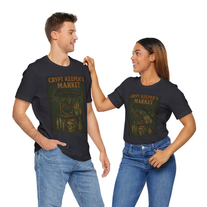 Crypt Keeper's Market Tee, Unisex Halloween Shirt, Spooky Graphic T-Shirt, Perfect for Horror Fans, Alternative Summer Clothing, [...]