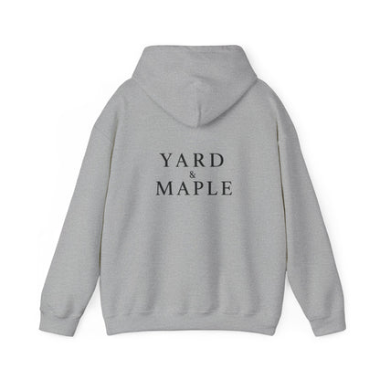 Maple & Hibiscus Hoodie — Yard & Maple Logo Cozy Pullover