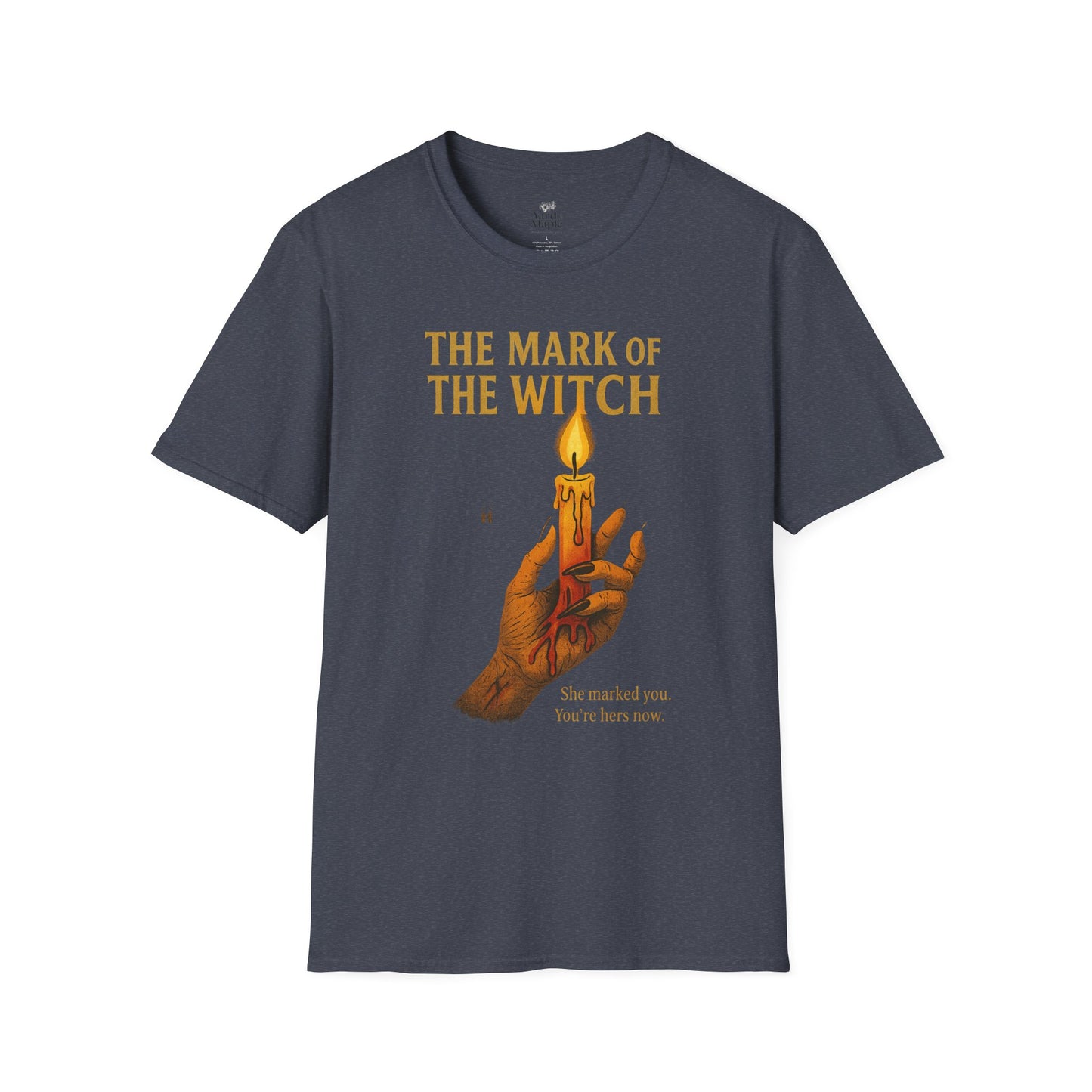 Witchy T-Shirt for Fans of Spooky Aesthetics, Perfect for Halloween, Casual Wear, Gifts for Witches, Unisex Style