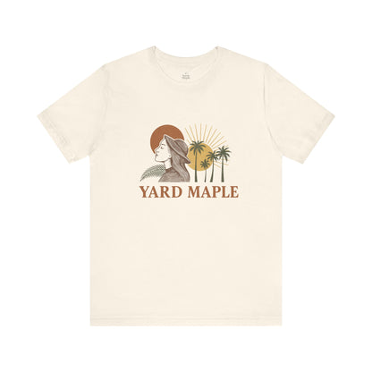 Yard Maple Graphic Tee, Casual Summer Shirt, Nature Lover Gift, Eco-Friendly Apparel, Beach Vibes Tee, Unique Unisex Apparel
