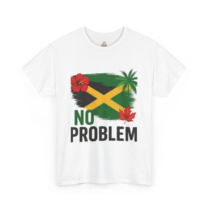 Jamaican Vibes Tee, Unisex Heavy Cotton T-Shirt with Tropical Design, Perfect for Summer and Festivals, Casual Wear, Gift Idea