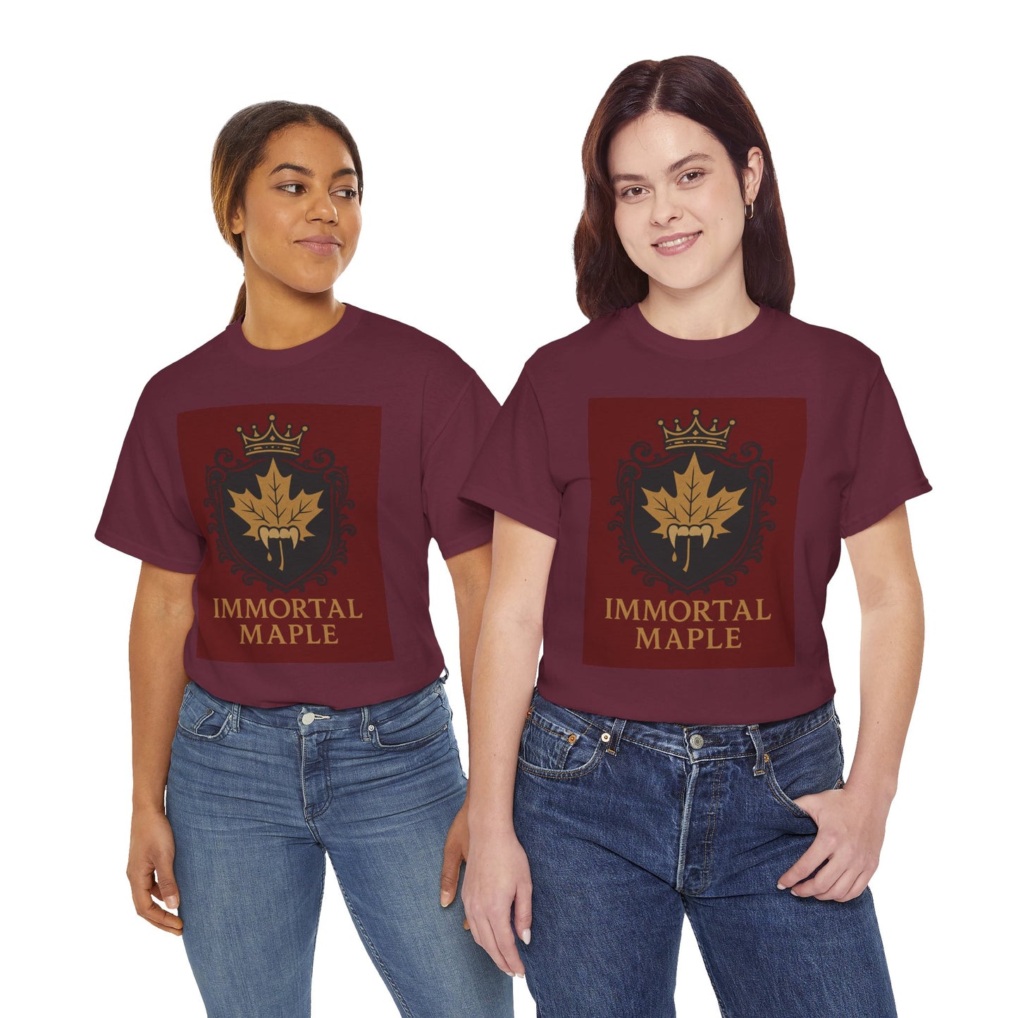 Immortal Maple Unisex Heavy Cotton Tee - Unique Graphic T-Shirt Gift for Nature Lovers, Casual Wear, Unisex Apparel, Fall Fashion, [...]