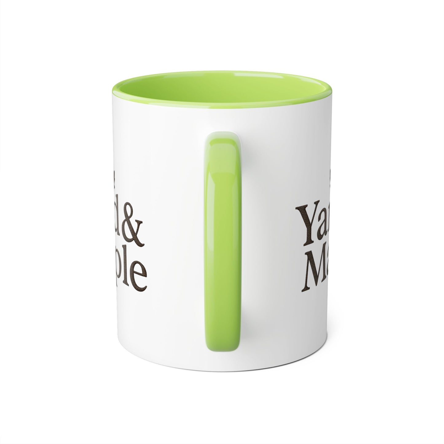 Yard & Maple Accent Mug - Cozy Coffee Cup, Perfect for Home/Office, Great Gift for Coffee Lovers, Autumn Decor, Unique Beverage Mug