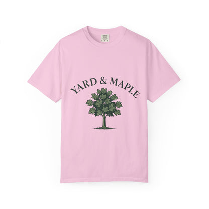 Yard & Maple Garment-Dyed T-Shirt for Nature Lovers, Comfortable Unisex Tee, Perfect for Casual Outings, Gifts for Tree Enthusiasts, [...]