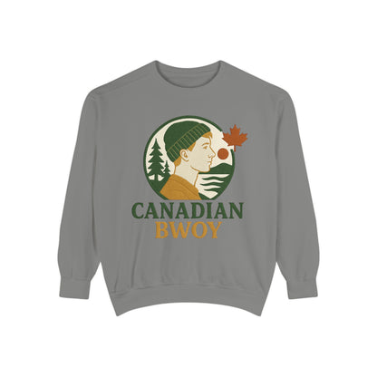 Canadian Bwoy Sweatshirt, Unisex Cozy Apparel, Gift for Canada Day, Casual Streetwear, Nature Lover Sweatshirt, Fall Fashion