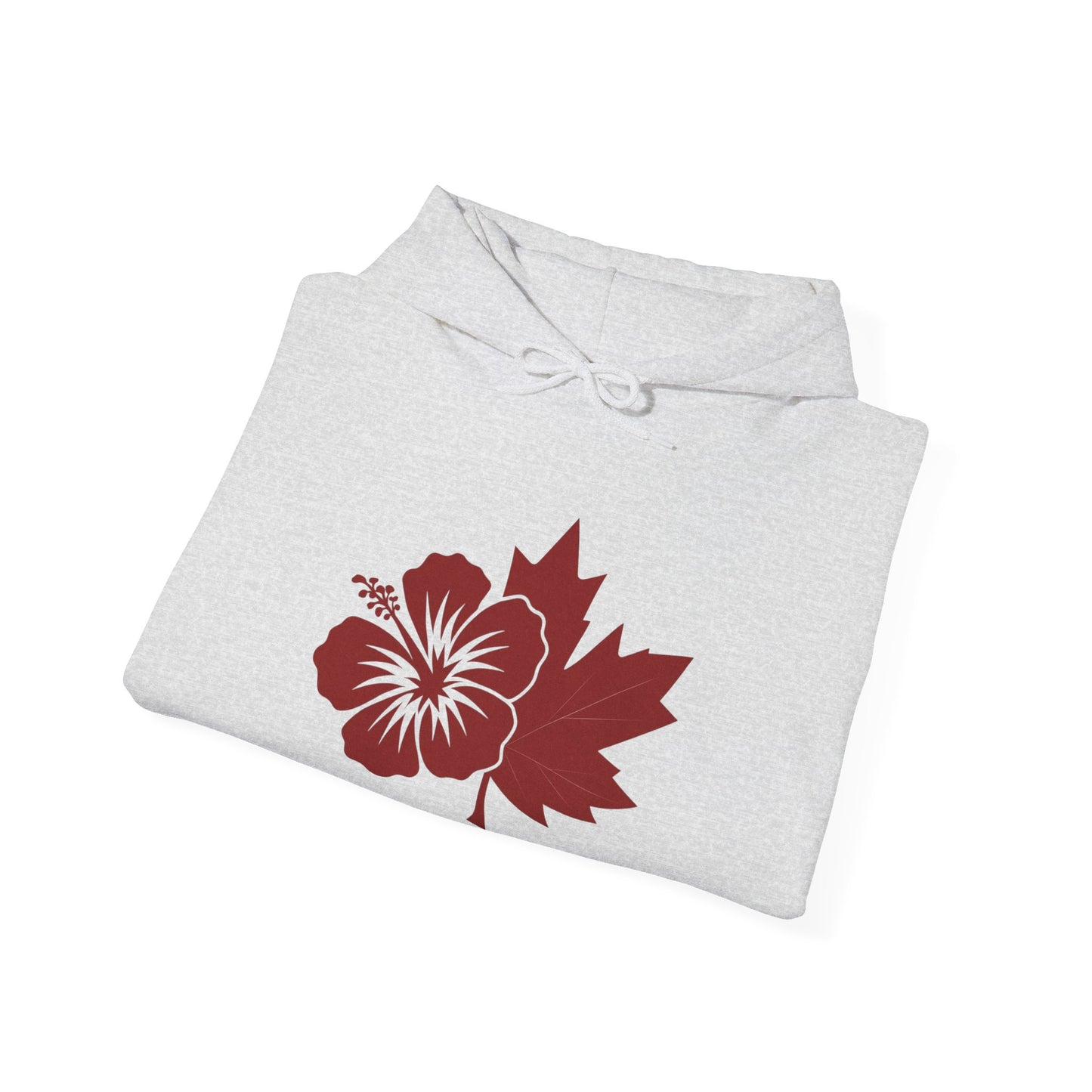 Maple & Hibiscus Hoodie — Yard & Maple Logo Cozy Pullover