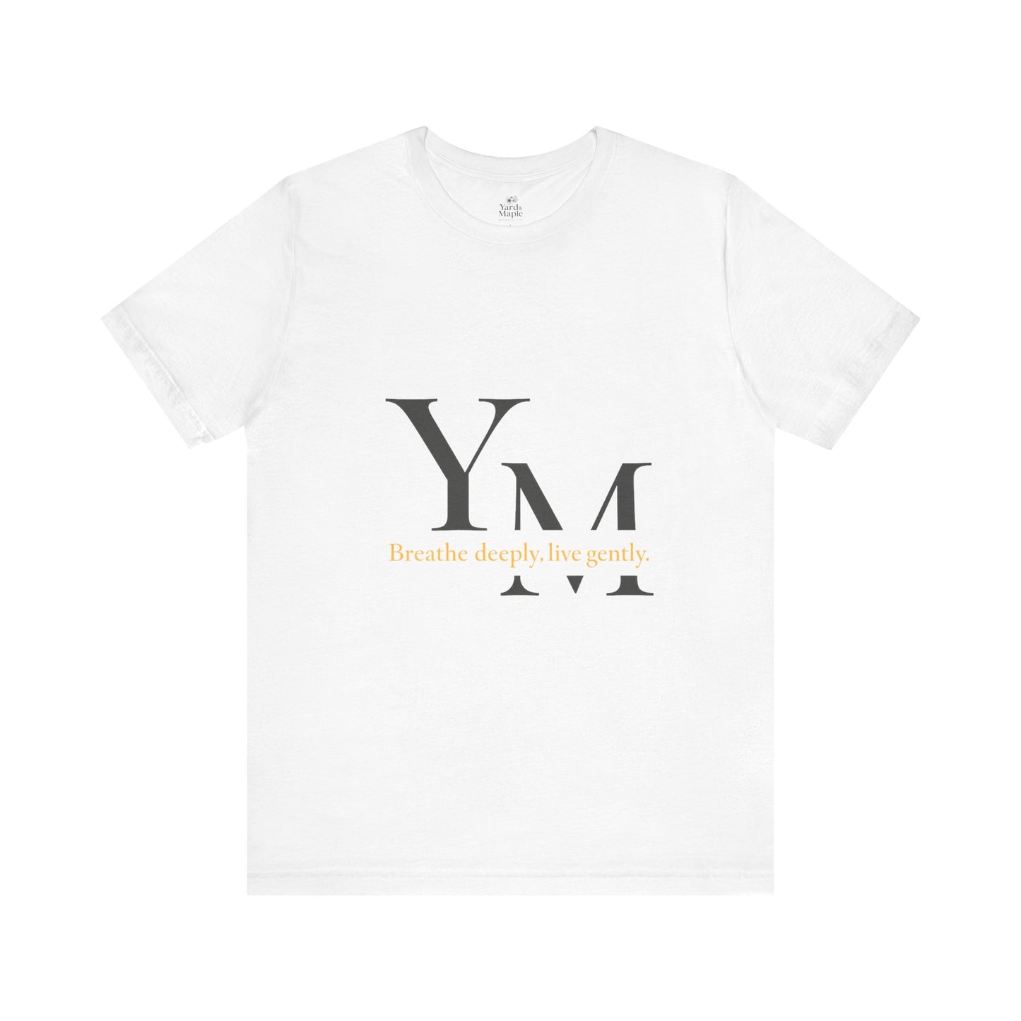 Unisex Inspirational Quote Tee - Breathe Deeply, Relaxed Fit Shirt for Mindfulness, Yoga, Gifts for Her & Him, Casual Wear, Everyday Comfort