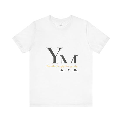 Unisex Inspirational Quote Tee - Breathe Deeply, Relaxed Fit Shirt for Mindfulness, Yoga, Gifts for Her & Him, Casual Wear, Everyday Comfort