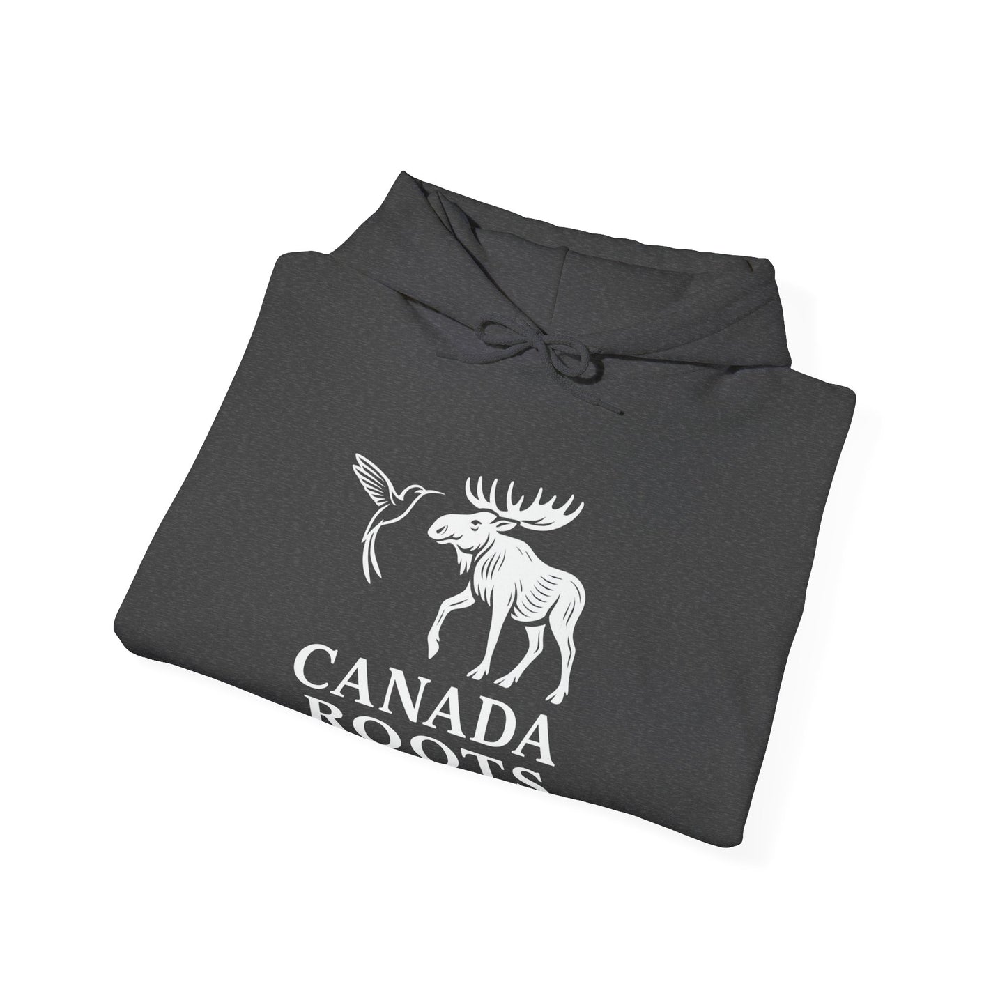 Canada Roots Moose Hoodie — Canadian Nature & Pride Pullover