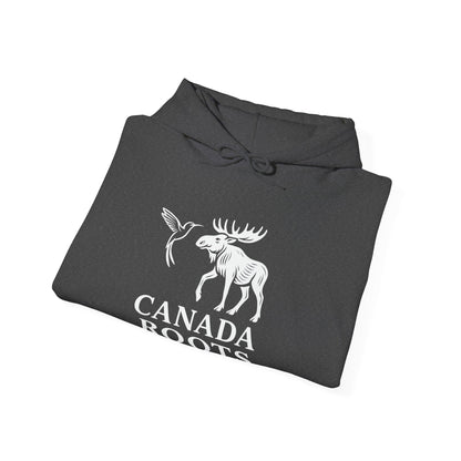 Canada Roots Moose Hoodie — Canadian Nature & Pride Pullover