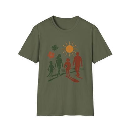Family Beach Day Unisex T-Shirt, Summer Tee, Vacation Shirt, Outdoor Fun Top, Gift for Dad, Mom, Kids