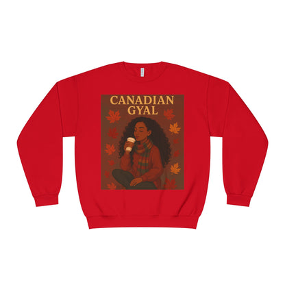 Cozy Canadian Sweatshirt, Unisex Fall Apparel, Perfect for Autumn Celebrations, Unique Gift for Her, Warm and Stylish Crewneck