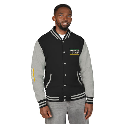 Unisex Heavyweight Letterman Jacket with Oak Leaf Design, Stylish Sports Jacket, Gift for College Students, Casual Attire, Fall [...]