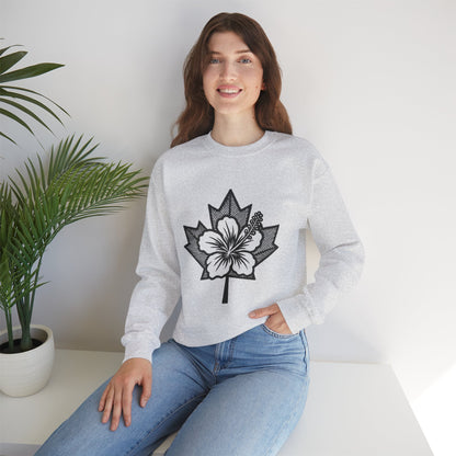 Hibiscus Maple Crewneck Sweatshirt