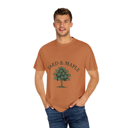 Yard & Maple Garment-Dyed T-Shirt for Nature Lovers, Comfortable Unisex Tee, Perfect for Casual Outings, Gifts for Tree Enthusiasts, [...]