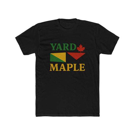 Yard Maple Unisex Cotton Crew Tee, Casual T-Shirt, Canada Day Apparel, Outdoor Fun Gear, Gift for Nature Lovers