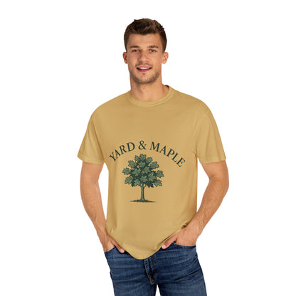 Yard & Maple Garment-Dyed T-Shirt for Nature Lovers, Comfortable Unisex Tee, Perfect for Casual Outings, Gifts for Tree Enthusiasts, [...]