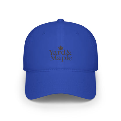 Trendy Low Profile Baseball Cap, Casual Hat, Outdoor Cap, Gift for Him/Her, Summer Accessory, Yard & Maple Design