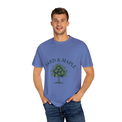 Yard & Maple Garment-Dyed T-Shirt for Nature Lovers, Comfortable Unisex Tee, Perfect for Casual Outings, Gifts for Tree Enthusiasts, [...]