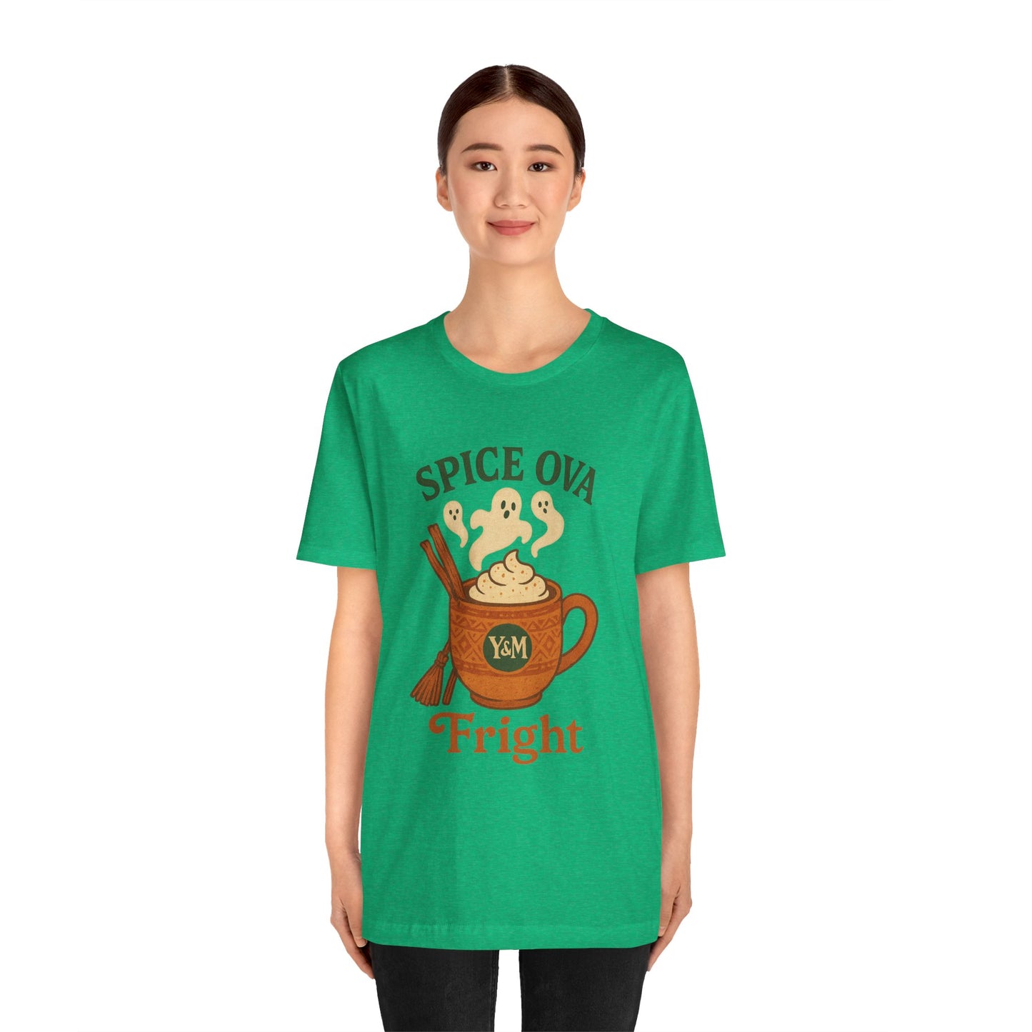 Spice Ova Fright Unisex Short Sleeve Tee | Cozy Halloween T-Shirt, Fall Celebration, Pumpkin Spice Vibes, Gift for Pumpkin Lovers, Fun [...]
