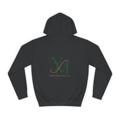 Cozy Unisex College Hoodie - Yard & Maple, Casual Wear, Student Gift, Outdoor Activity Sweater, Fall Fashion