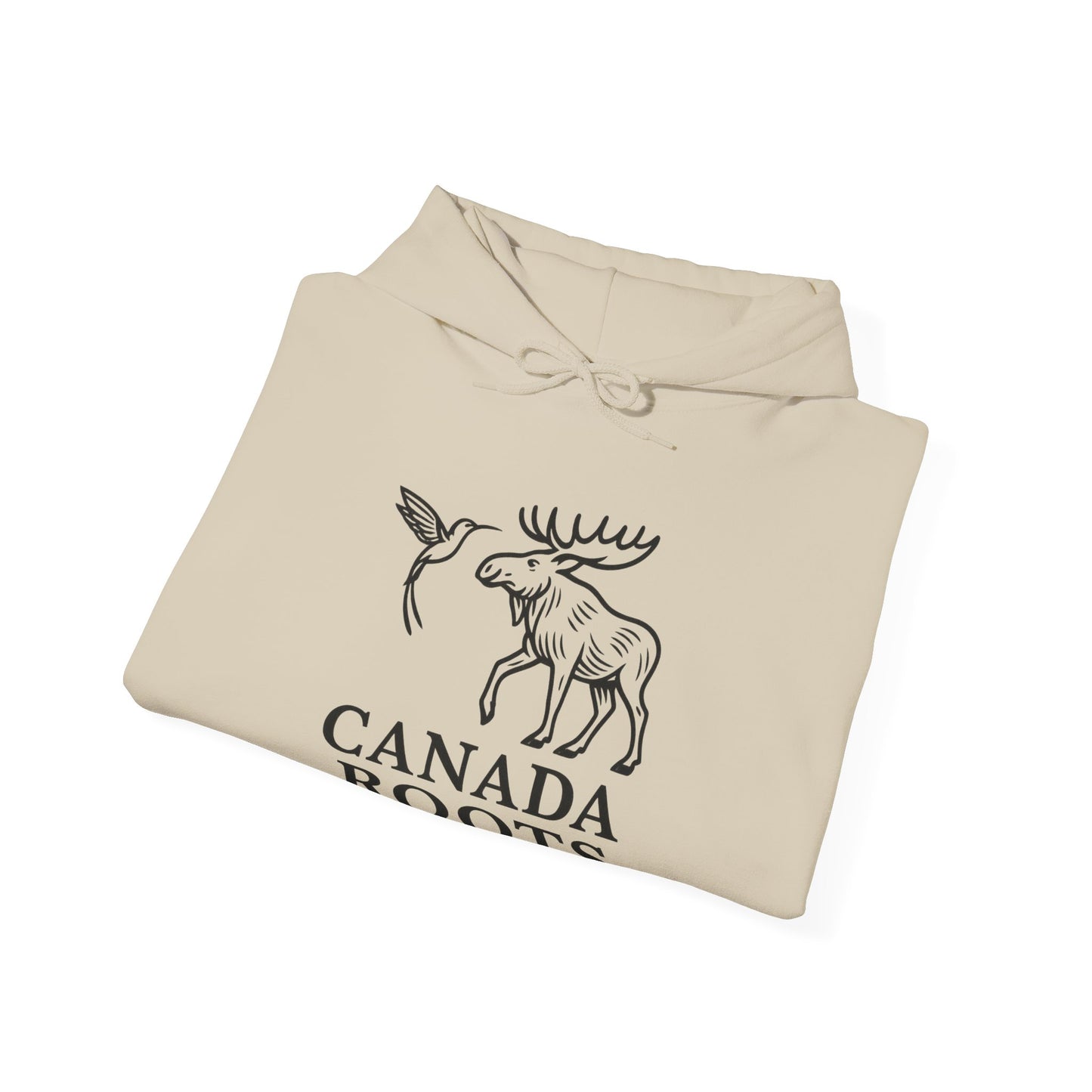 Canada Roots Hoodie — Moose & Hummingbird Graphic Pullover