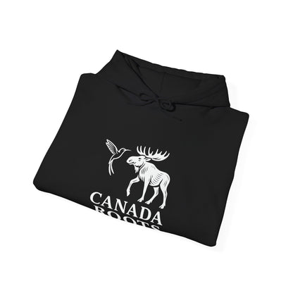 Canada Roots Moose Hoodie — Canadian Nature & Pride Pullover